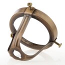 Lampenschirm-Glashalter antik fumé für E14/E27 Fassungen, inkl. Rändelschrauben 62x57