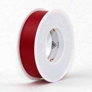 Coroplast PVC Elektro Isolierband rot Lnge 10m Breite 15mm 