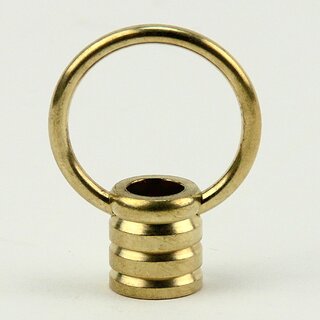 Ringnippel Messing roh M10x1 Innengewinde &ndash; beweglicher Bgel,  27 mm