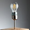 E27 Metall Fassungshülse 48x35 Zierhülse vernickelt  Emmaaufsatz