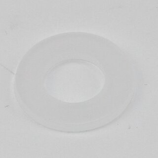 Unterlegscheibe 20x10,5x2,0 mm &ndash; Kunststoff, natur  (fr M10 Gewinderohr)