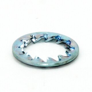 Fächerscheibe 20x13,2x2,7 mm – Metall, verzinkt (für M13 Gewinderohr)