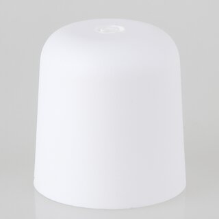 Lampen Baldachin Zylinderform &ndash; Kunststoff wei,  65 mm, Hhe 65 mm