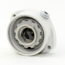 E27 Porzellan-Deckenleuchte Lisilux IP54 mit klarem Zylinderglas 60W 130x80 mm