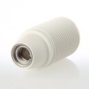 E14 Thermoplast-Lampenfassung weiß mit...