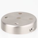 Lampen Zier-Baldachin Metall edelstahloptik  100 mm fr...