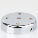 Lampen Zier-Baldachin Metall verchromt  100 mm fr 5...