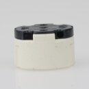 GU10 Hochvolt-Lampenfassung mit seitlichen Steckkontakten – Porzellan, temperaturbeständig bis 250 °C