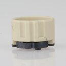 GZ10 Hochvolt-Lampenfassung mit rückseitigen Steckkontakten – Porzellan, temperaturbeständig bis 250 °C