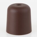 Lampen Baldachin Zylinderform – Kunststoff braun,...
