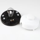 Fuß-Tretschalter Fußschalter Schnurschalter weiß 67x35mm 250V/6(2)A für Rundkabel