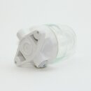 E27 Porzellan-Deckenleuchte Lisilux IP54 mit klarem...