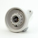 E27 Porzellan-Deckenleuchte Lisilux IP54 mit klarem Zylinderglas 100W 174x112 mm