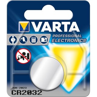 CR2032 Varta Knopfzelle 3V Lithium Batterie 230 mAh (6032)