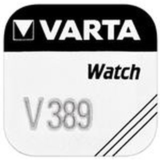 V389 Varta Knopfzelle 1,5V Silberoxid Batterie 85 mAh (SR54)