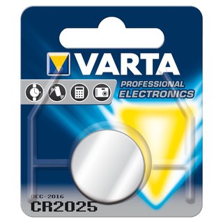 CR2025 Varta Knopfzelle 3V Lithium Batterie 170 mAh (6025)