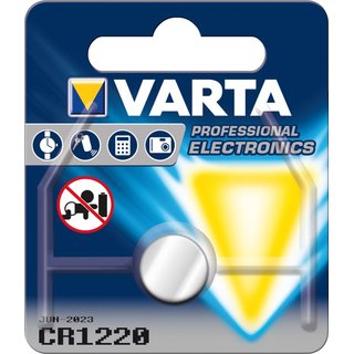 CR1220 Varta Knopfzelle 3V Lithium Batterie 35 mAh (6220)