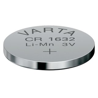 CR1632 Varta Knopfzelle 3V Lithium Batterie 140 mAh (6632)