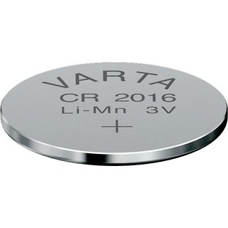 CR2016 Varta Knopfzelle 3V Lithium Batterie 90 mAh (6016)