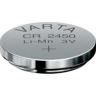 CR2450 Varta Knopfzelle 3V Lithium Batterie 560 mAh (6450)