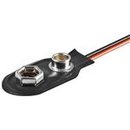 Batterieclip fr 9 Volt Block I-Form mit Anschlukabel