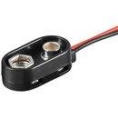 Batterieclip fr 9 Volt Block I-Form mit Anschlukabel...