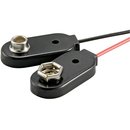 Batterieclip Einzelclips fr 9 Volt Block mit Anschlukabel