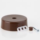 Lampen Verteiler-Baldachin-Set – Kunststoff braun,...