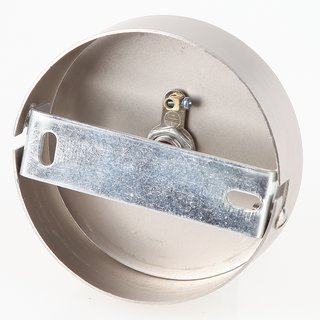 Lampen Metall Baldachin 80x25mm edelstahloptik fr 1 Lampenpendel mit  Zugentlaster