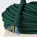 Textilkabel Stoffkabel dunkelgrün 3-adrig 3x0,75 Zug-Pendelleitung S03RT-F 3G0,75