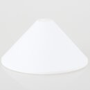 Lampen Baldachin Pyramidenform – Kunststoff weiß, 118 × 57 mm