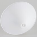 Lampen Baldachin Pyramidenform – Kunststoff weiß, 118 × 57 mm