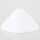 Lampen Baldachin Pyramidenform – Kunststoff weiß, 118 × 57 mm