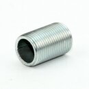 M13x1 Lampen-Gewinderohr Metall verzinkt &ndash; 20 mm...