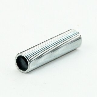 M13x1 Lampen-Gewinderohr Metall verzinkt – 50 mm Länge, Außengewinde, für Lampen- und Leuchtenbau