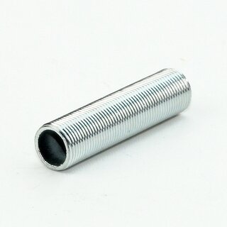 M13x1 Lampen-Gewinderohr Metall verzinkt &ndash; 50 mm Lnge, Auengewinde, fr Lampen- und Leuchtenbau