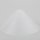 Lampen Baldachin Pyramidenform – Kunststoff transparent, 118 × 57 mm