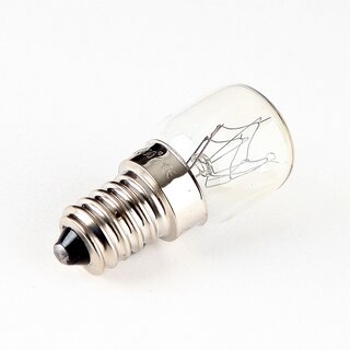 E14 Backofenlampe 15W 240V &ndash; Speziallampe bis 300 C, 48 mm