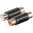 Audio-Adapter 2x Cinch Kupplung auf 2x Cinch Kupplung...