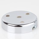 Lampen Metall Baldachin 100x25mm verchromt fr 4...