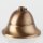 Lampen Baldachin – Metall Flämisch Antik, Tulpenform Ø 90 mm × H 61 mm, für 10er Pendelrohr