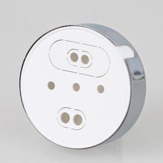 Lampen Abzweig-Baldachin 72  22 mm Metall verchromt poliert mit Zierkappe