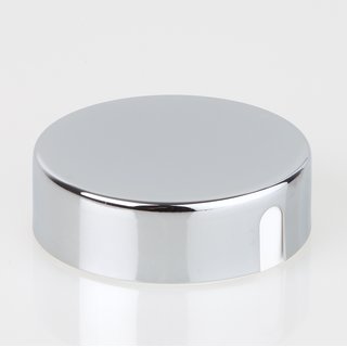 Lampen Abzweig Baldachin 72x22 Metall verchromt poliert mit Zierkappe