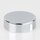 Lampen Abzweig Baldachin 72x22 Metall verchromt poliert mit Zierkappe