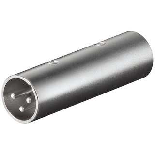 XLR-Adapter 3-pol Stecker auf 3-pol Stecker