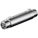 XLR-Adapter 3-pol Kupplung auf 3-pol Kupplung
