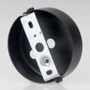 Lampen Zier-Baldachin Metall schwarz Ø 80 mm für 2 Lampenpendel