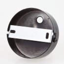 Lampen Zier-Baldachin Metall schwarz Ø 80 mm...