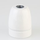 E27 Premium Porzellanfassung glasiert mit M10x1 Innengewinde