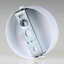 Lampen Zier-Baldachin Metall weiß Ø 80 mm für 2 Lampenpendel
